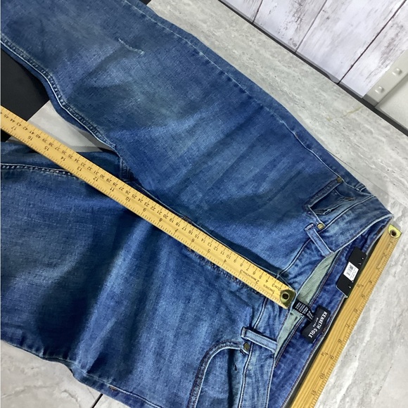 Kenneth Cole Ladies’ Button Fly High Rise Straight Leg Jean Womens Size 12 Blue - Picture 5 of 6
